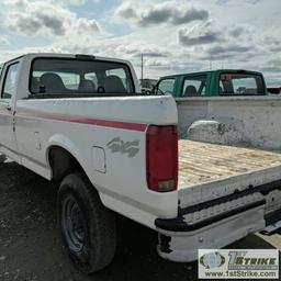 1997 FORD F-250 HEAVY DUTY, 7.3 POWERSTROKE DIESEL, 4X4, CREW CAB, LONG BED, IN BED FUEL TANK