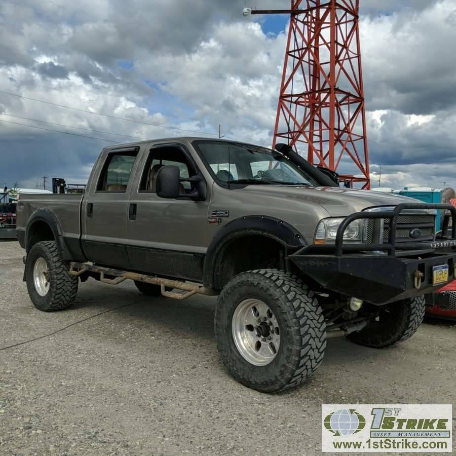 2003 FORD F-350 SUPERDUTY LARIAT, 7.3L POWERSTROKE DIESEL, 6-SPEED MANUAL TRANSMISSION, 4X4, CREW CA