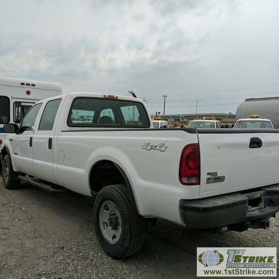 2007 FORD F-350 SUPERDUTY XL, 6.0L POWERSTROKE DIESEL, 4X4, CREW CAB, LONG BED