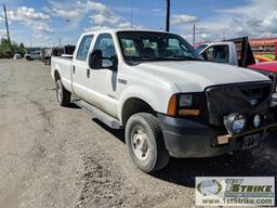 2007 FORD F-350 SUPERDUTY XL, 6.0L POWERSTROKE DIESEL, 4X4, CREW CAB, LONG BED