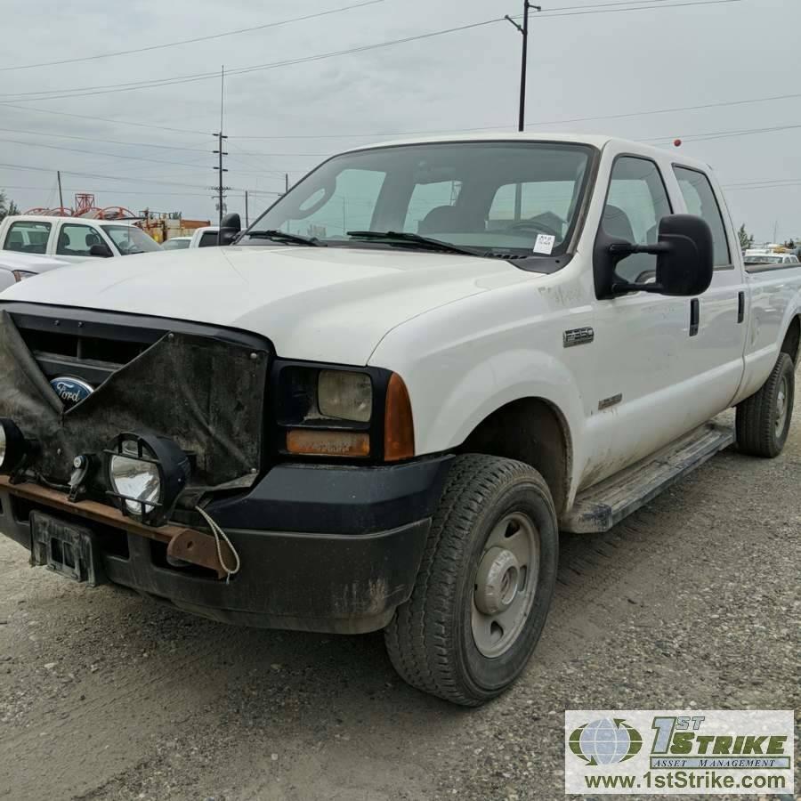 2007 FORD F-350 SUPERDUTY XL, 6.0L POWERSTROKE DIESEL, 4X4, CREW CAB, LONG BED