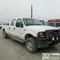 2007 FORD F-350 SUPERDUTY XL, 6.0L POWERSTROKE DIESEL, 4X4, CREW CAB, LONG BED