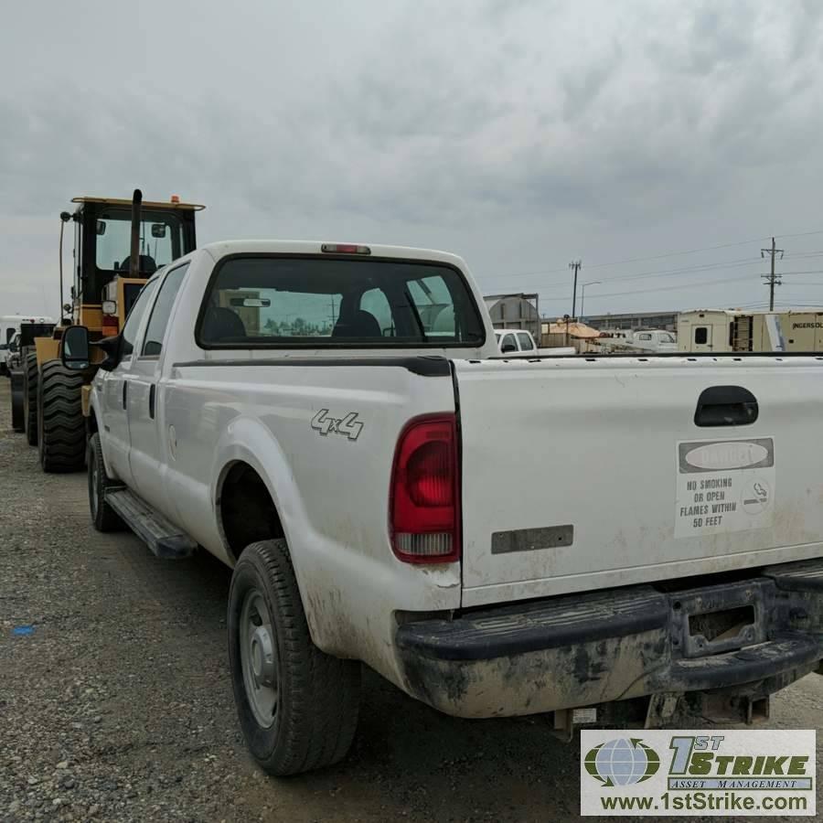 2007 FORD F-350 SUPERDUTY XL, 6.0L POWERSTROKE DIESEL, 4X4, CREW CAB, LONG BED