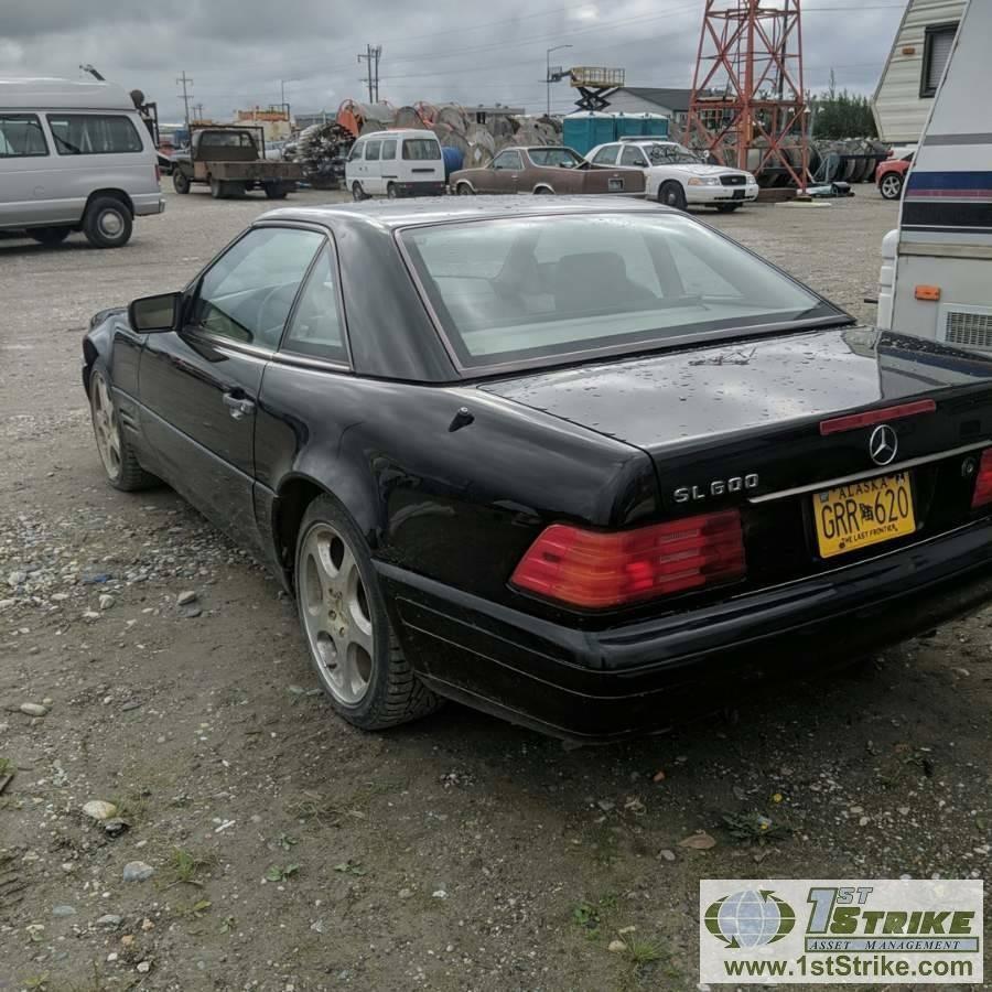 1998 MERCEDES SL600, V-12, REMOVEABLE HARDTOP