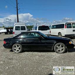 1998 MERCEDES SL600, V-12, REMOVEABLE HARDTOP