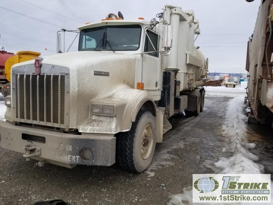 VAC UNIT, 2004 KENWORTH T800B, SUPER SUCKER. TITLE IN TRANSIT