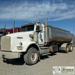 CHEMICAL TRUCK, 2007 KENWORTH T800. TITLE IN TRANSIT