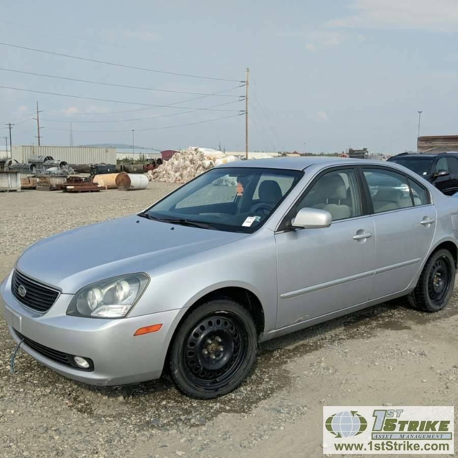 2006 KIA OPTIMA LX, 2.4L GAS, FRONT WHEEL DRIVE, 4 DOOR