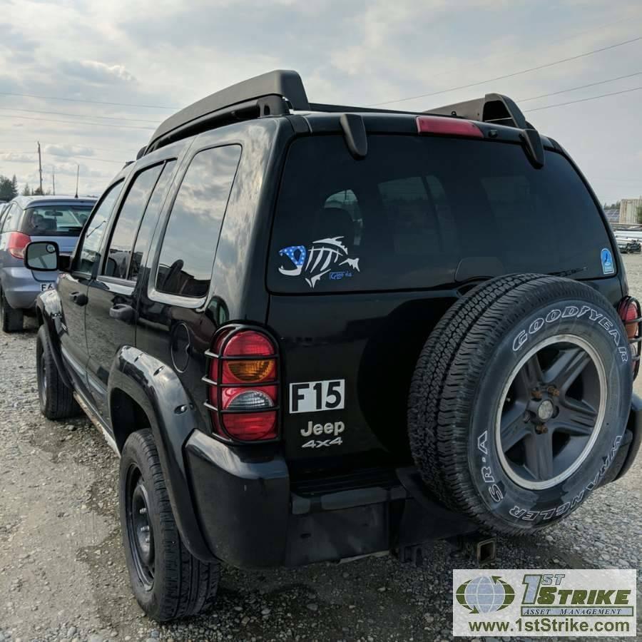 2004 JEEP LIBERTY RENEGADE, 3.7L GAS, 4X4, 4 DOOR