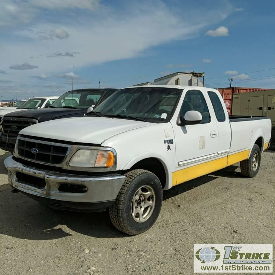 1997 FORD F150 XLT, 4.6L GAS, 4X4, EXTENDED CAB, LONG BED