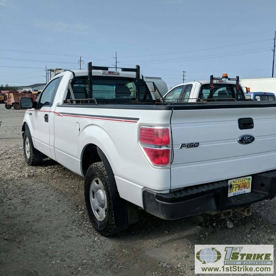 2009 FORD F150 XL, 4.6L GAS, 4X4, REGULAR CAB, LONG BED