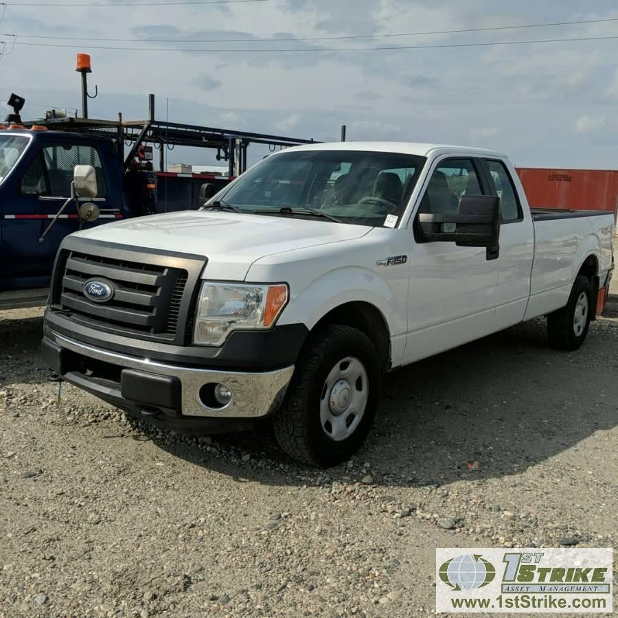 2010 FORD F-150 XL, 5.4L TRITON GAS, 4X4, EXTENDED CAB, LONG BED