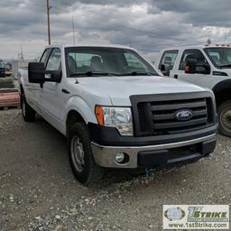 2010 FORD F-150 XL, 5.4L TRITON GAS, 4X4, EXTENDED CAB, LONG BED