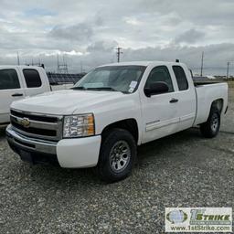 2010 CHEVROLET SILVERADO 1500 LS, 4.8L VORTEC GAS, 4X4, EXTENDED CAB, SHORT BED