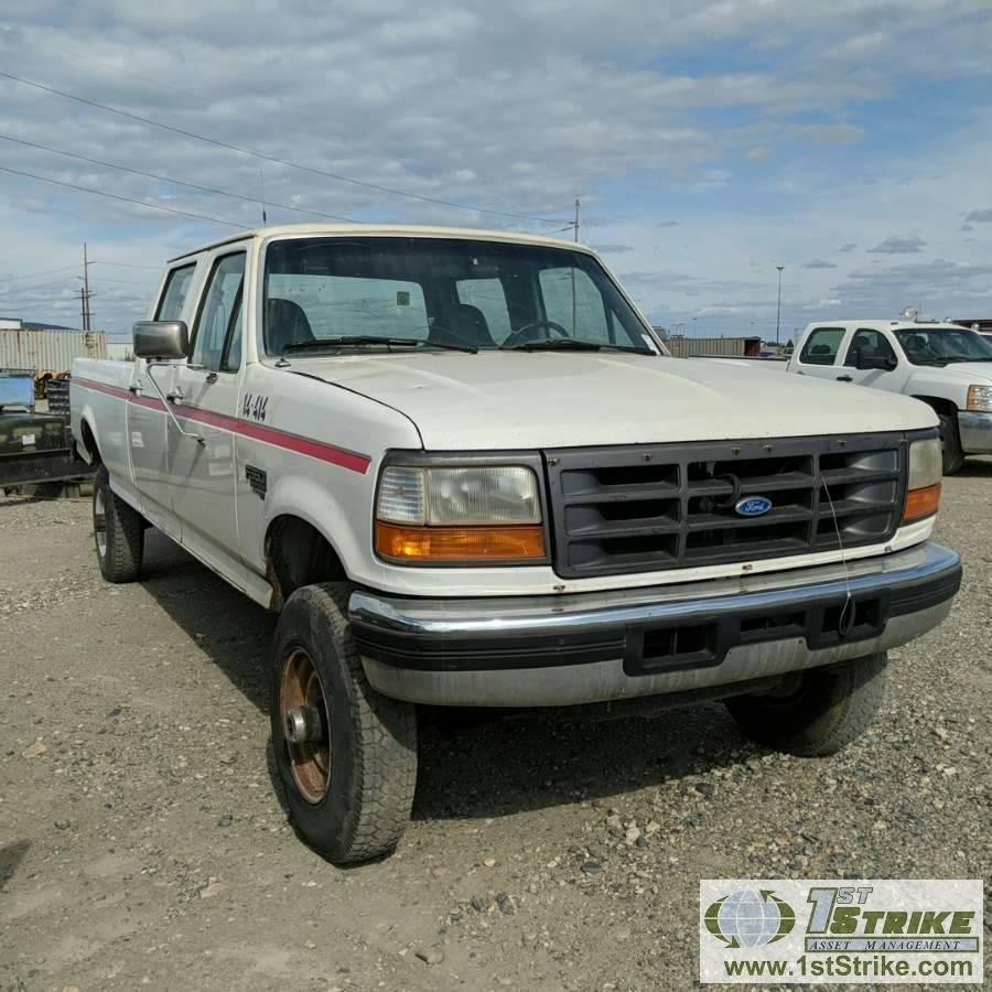 1997 FORD F-350 XL, 7.3L POWERSTROKE DIESEL, 4X4, CREW CAB, LONG BED