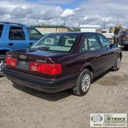 1992 AUDI 100CS QUATTRO, 2.8L 6-CYL, AWD, 4-DOOR