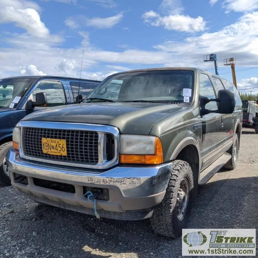 2000 FORD EXCURSION LIMITED, 6.8L TRITON, 4X4