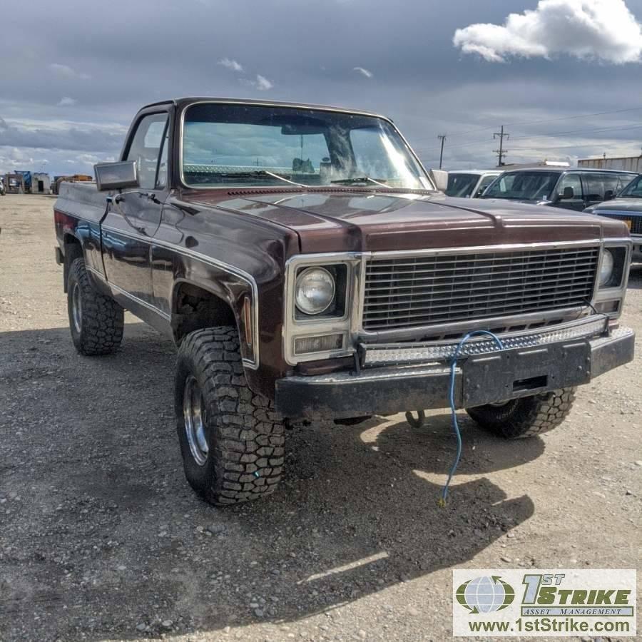 1979 GMC K15, V8 GAS, 4X4, REGULAR CAB, SHORT BED