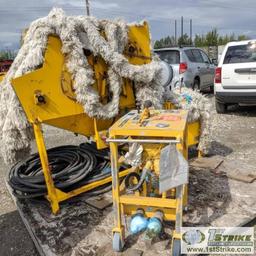 OIL SPILL CONTAINMENT SKIMMER, RO CLEAN SEA MOP 4090, WITH HYDRAULIC CONTROLS, HOSES