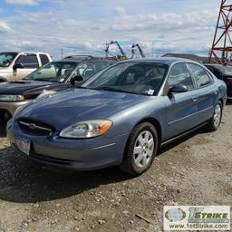 2000 FORD TAURUS SE, 3.0L GAS, FWD, 4 DOOR