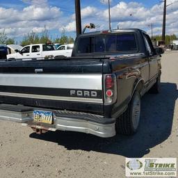 1996 FORD F-150 XLT, 5.0L GAS, RWD, STANDARD CAB, SHORT BED