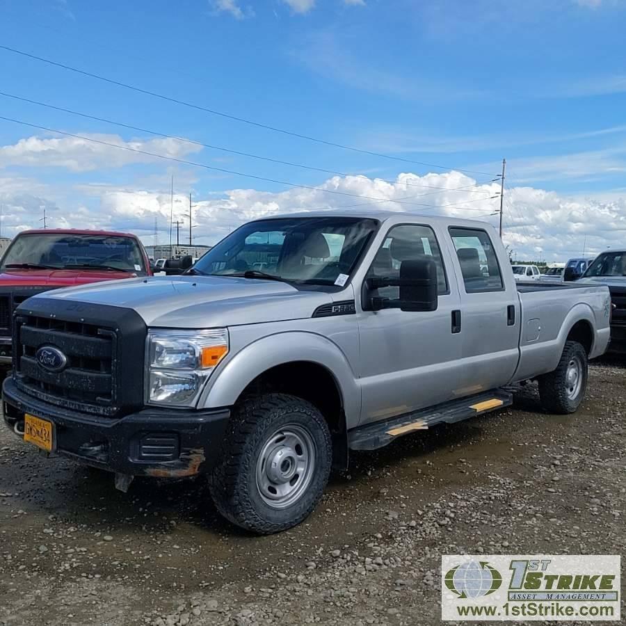 2014 FORD F-250 SUPERDUTY XL, 6.2L GAS, 4X4, CREW CAB, LONG BED