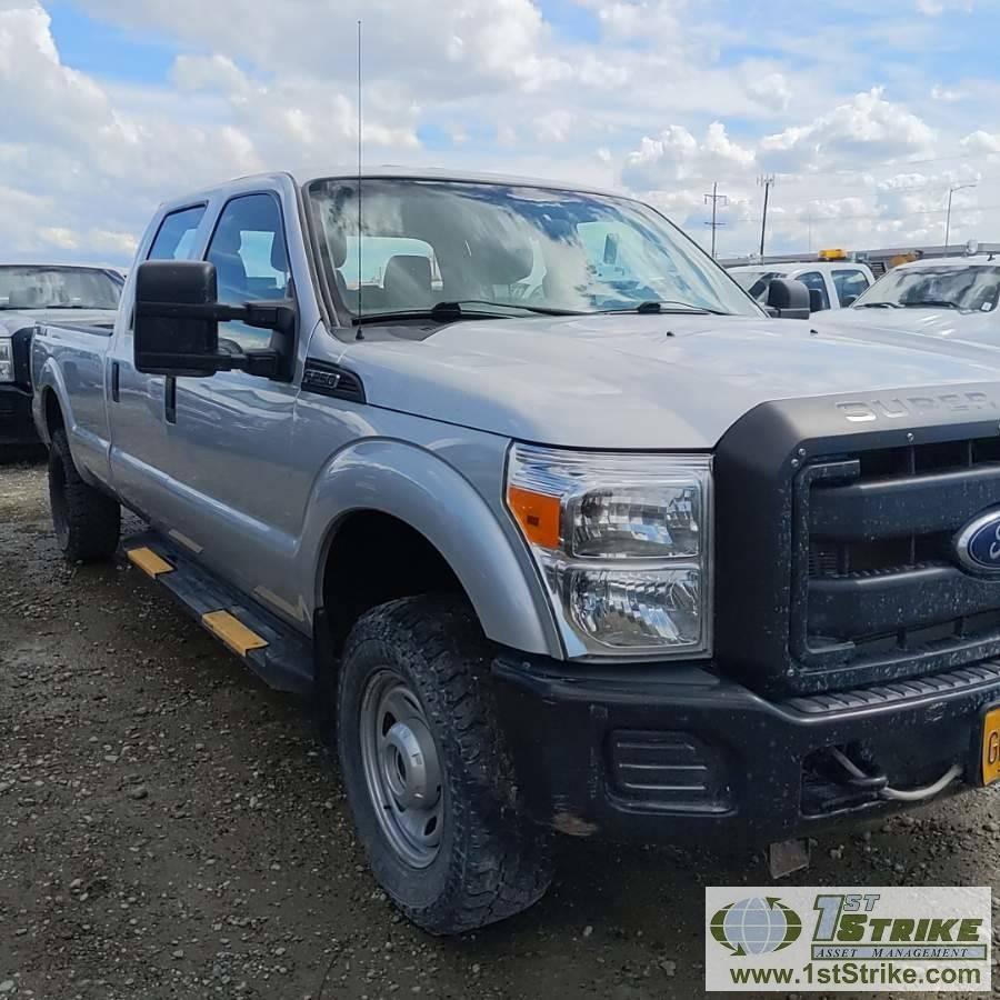 2014 FORD F-250 SUPERDUTY XL, 6.2L GAS, 4X4, CREW CAB, LONG BED