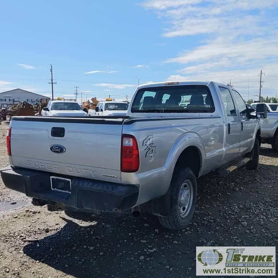 2014 FORD F-250 SUPERDUTY XL, 6.2L GAS, 4X4, CREW CAB, LONG BED