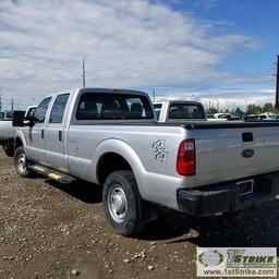 2014 FORD F-250 SUPERDUTY XL, 6.2L GAS, 4X4, CREW CAB, LONG BED