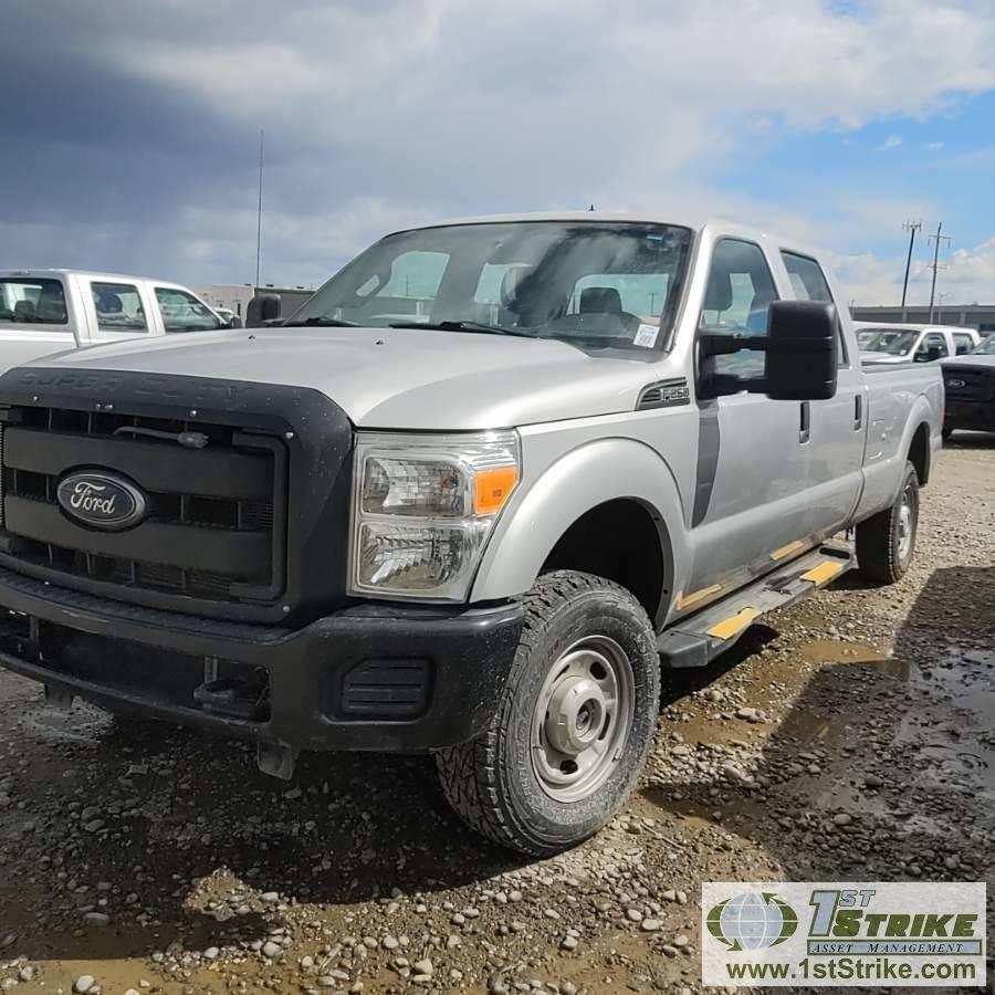 2014 FORD F-250 SUPERDUTY XL, 6.2L GAS, 4X4, CREW CAB, LONG BED