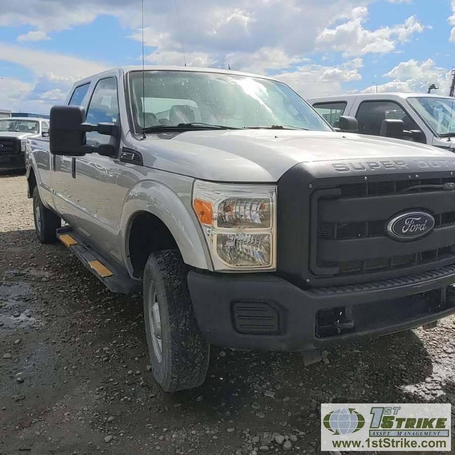 2014 FORD F-250 SUPERDUTY XL, 6.2L GAS, 4X4, CREW CAB, LONG BED