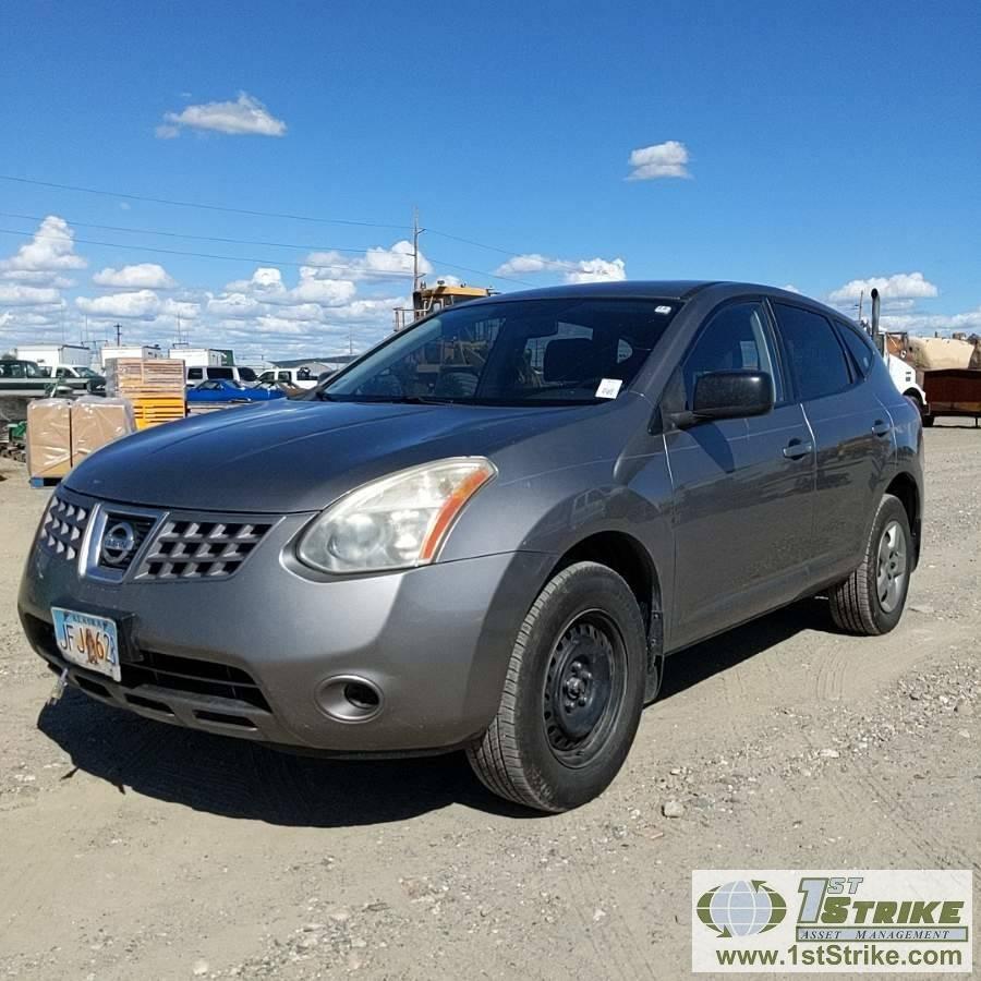 2009 NISSAN ROGUE S, 2.5L GAS, FWD, 4-DOOR. ENGINE REPLACED IN 2019, UNKNOWN MECHANICAL PROBLEMS, TR