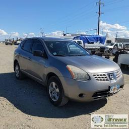 2009 NISSAN ROGUE S, 2.5L GAS, FWD, 4-DOOR. ENGINE REPLACED IN 2019, UNKNOWN MECHANICAL PROBLEMS, TR