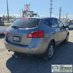 2009 NISSAN ROGUE S, 2.5L GAS, FWD, 4-DOOR. ENGINE REPLACED IN 2019, UNKNOWN MECHANICAL PROBLEMS, TR