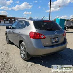 2009 NISSAN ROGUE S, 2.5L GAS, FWD, 4-DOOR. ENGINE REPLACED IN 2019, UNKNOWN MECHANICAL PROBLEMS, TR