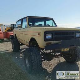 1980 INTERNATIONAL SCOUT, 345 ENGINE, MANUAL TRANS, 4X4, 2-DOOR