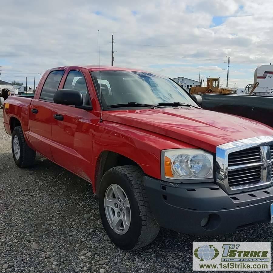 2006 DODGE DAKOTA SLT, 3.7L MAGNUM, CREW CAB, SHORT BED. UNKNOWN MECHANICAL PROBLEMS