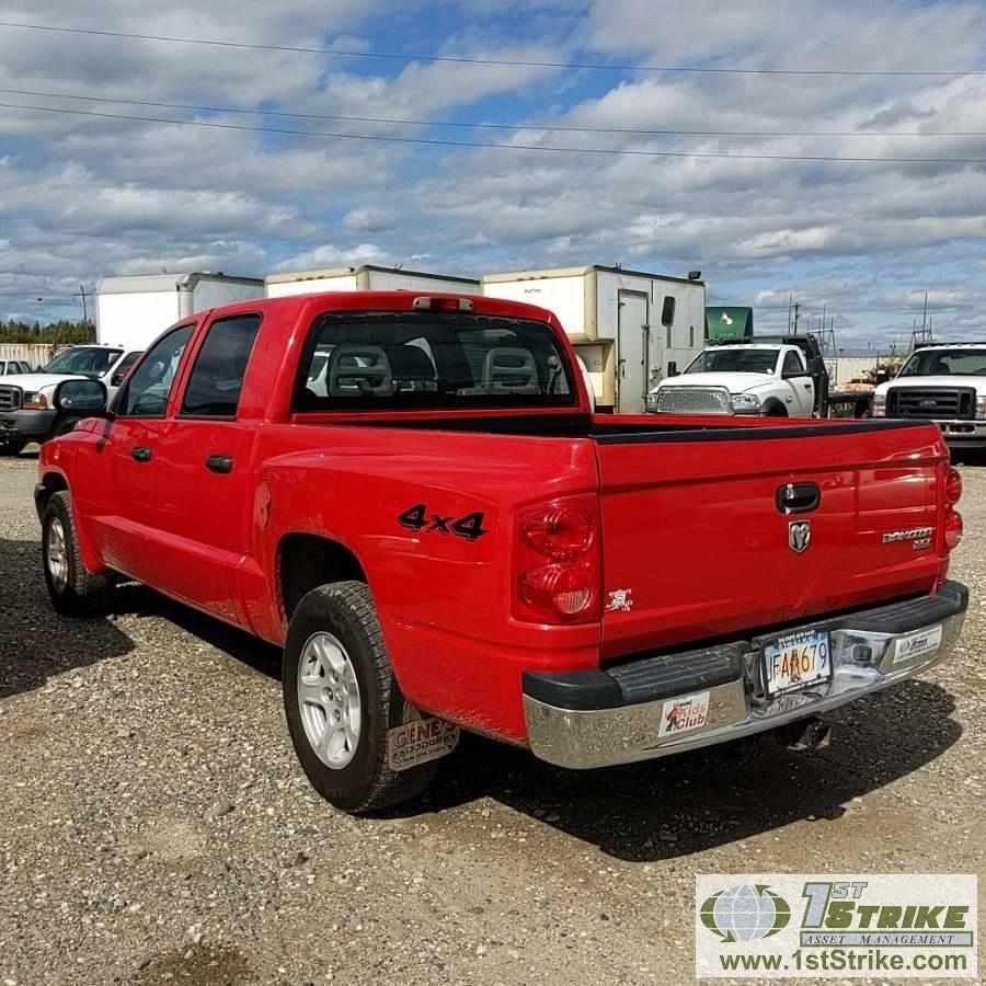 2006 DODGE DAKOTA SLT, 3.7L MAGNUM, CREW CAB, SHORT BED. UNKNOWN MECHANICAL PROBLEMS