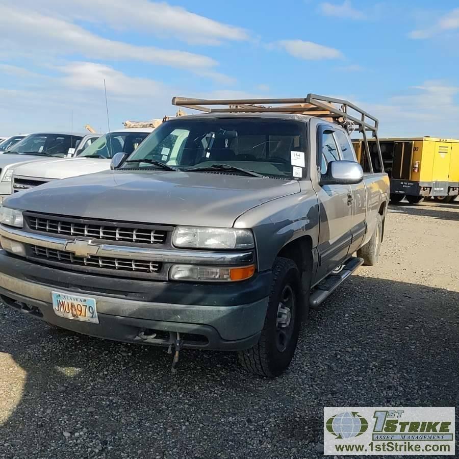 1999 CHEVROLET SILVERADO 1500 LS, 4.8L VORTEC, 4X4, EXTENDED CAB, LONG BED