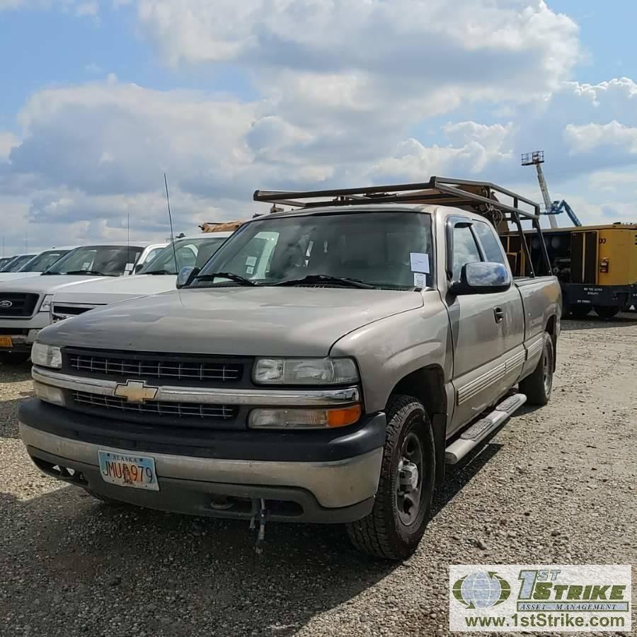 1999 CHEVROLET SILVERADO 1500 LS, 4.8L VORTEC, 4X4, EXTENDED CAB, LONG BED