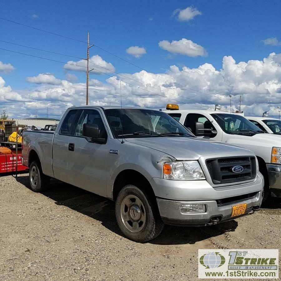 2005 FORD F-150 STX, 4.6L TRITON, 4x4, EXTENDED CAB, SHORT BED