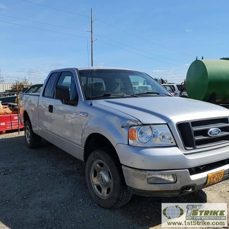 2005 FORD F-150 STX, 4.6L TRITON, 4x4, EXTENDED CAB, SHORT BED