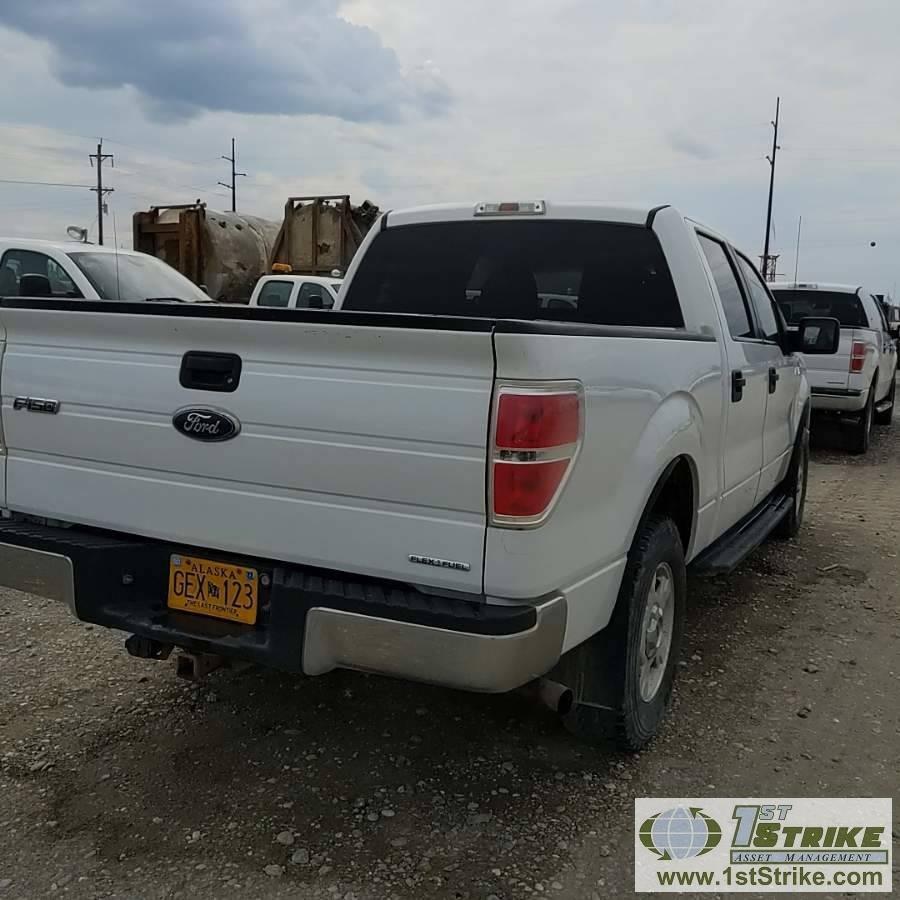 2011 FORD F-150 XLT, 5.0L GAS, 4X4, CREW CAB, SHORT BED