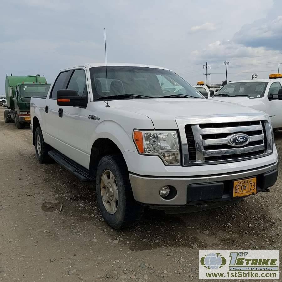 2011 FORD F-150 XLT, 5.0L GAS, 4X4, CREW CAB, SHORT BED