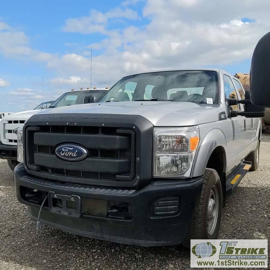 2014 FORD F-250 SUPERDUTY XL, 6.2L GAS, 4X4, CREW CAB, LONG BED