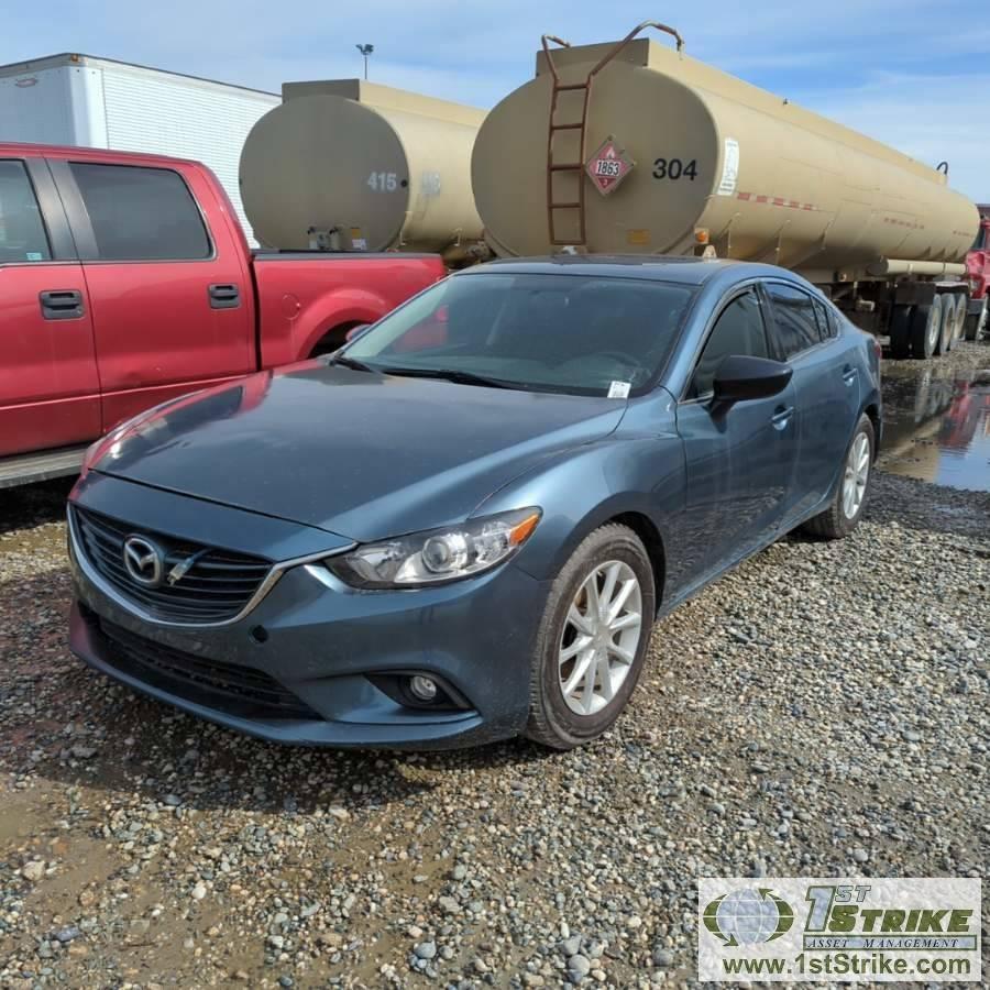 2014 MAZDA 6, 2.5L GAS ENGINE, AUTOMATIC TRANSMISSION, 4-DOOR