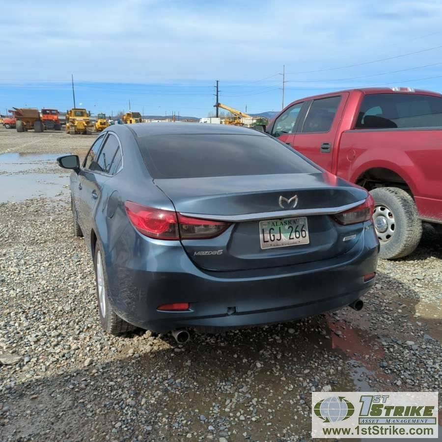 2014 MAZDA 6, 2.5L GAS ENGINE, AUTOMATIC TRANSMISSION, 4-DOOR