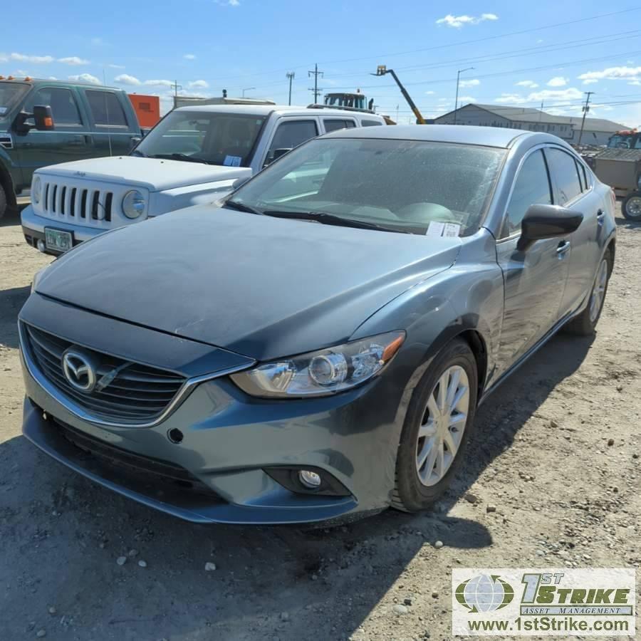 2014 MAZDA 6, 2.5L GAS ENGINE, AUTOMATIC TRANSMISSION, 4-DOOR