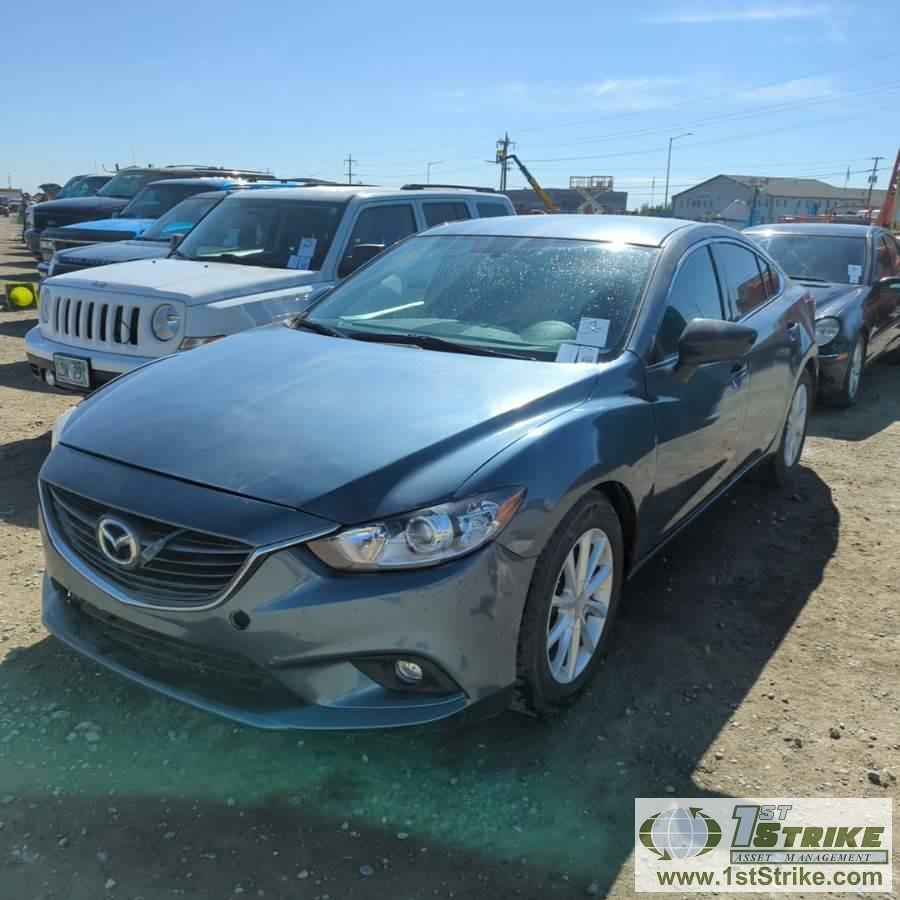 2014 MAZDA 6, 2.5L GAS ENGINE, AUTOMATIC TRANSMISSION, 4-DOOR