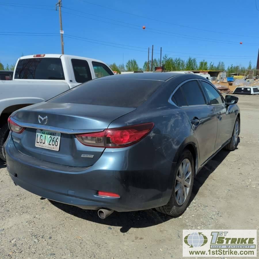 2014 MAZDA 6, 2.5L GAS ENGINE, AUTOMATIC TRANSMISSION, 4-DOOR